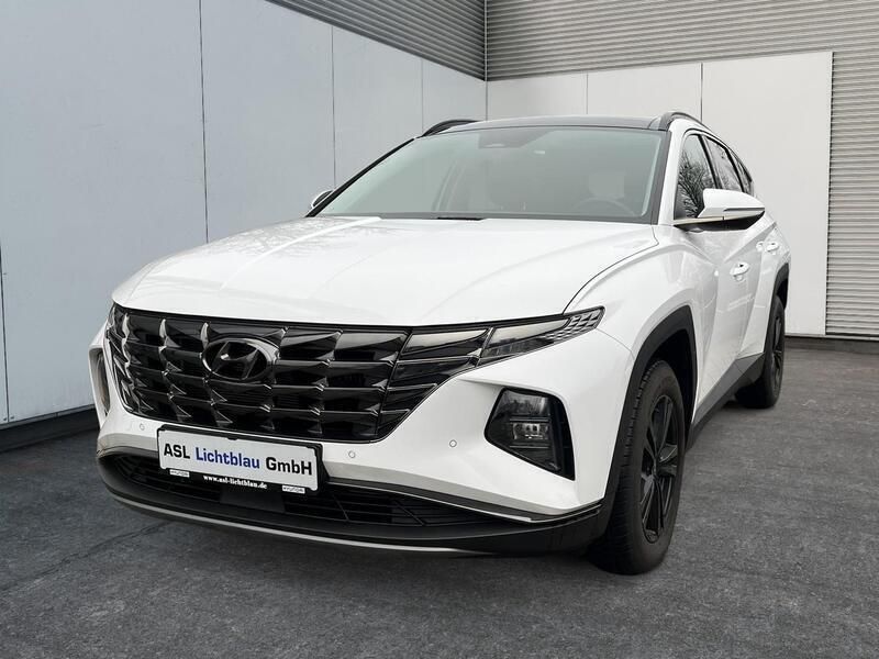 Atlas white/weiß Gebraucht 2024 Hyundai Tucson Trend SUV | 36.950 € (Guter Preis) - Bild 1/4