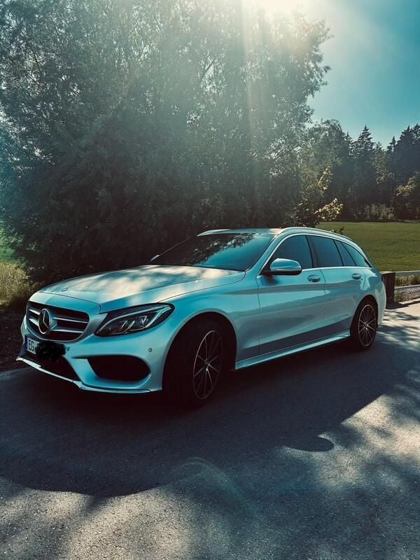Silber Gebraucht 2015 Mercedes C220 AMG Kombi | 18.500 € (Etwas zu teuer) - Bild 1/4