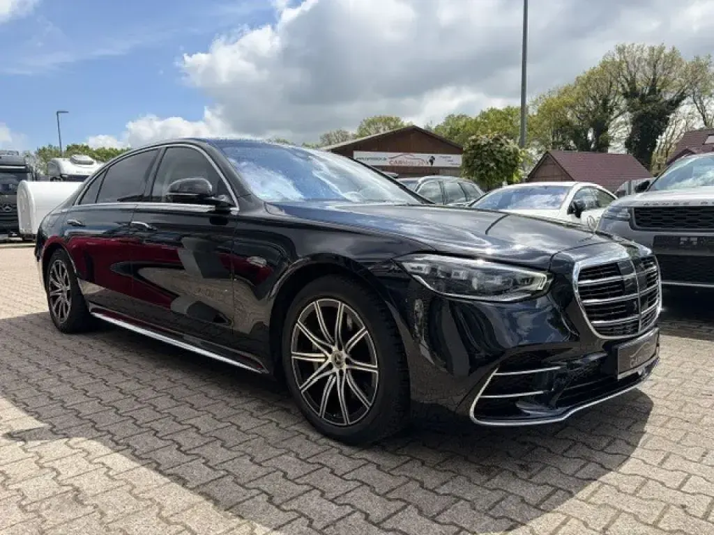 Gebraucht Mercedes S500L AMG line 435 PS (319 kW) 2021 Obsidianschwarz (metallic) Limousine