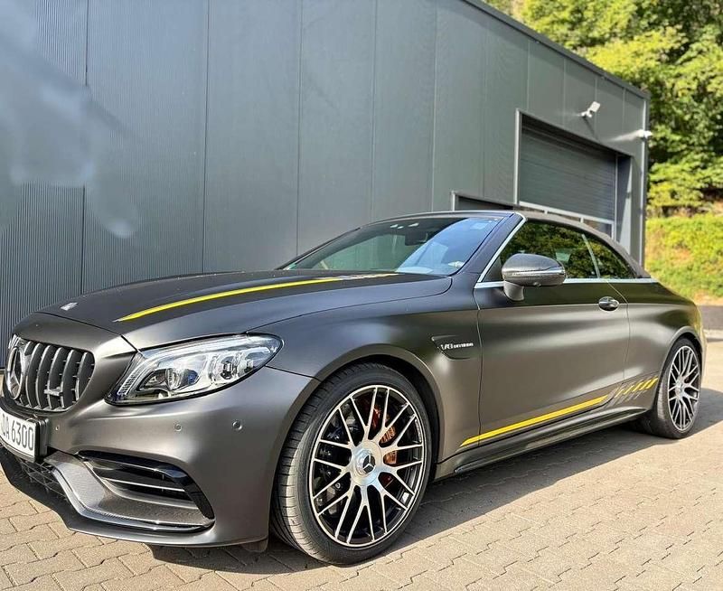 Schwarz Gebraucht 2022 Mercedes C63S AMG AMG Cabrio | 95.900 € - Bild 1/4