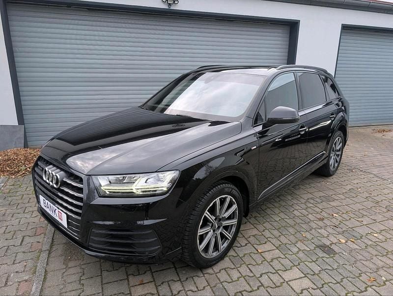 Schwarz Gebraucht 2017 Audi Q7 S-Line SUV | 31.945 € (Superpreis) - Bild 1/4