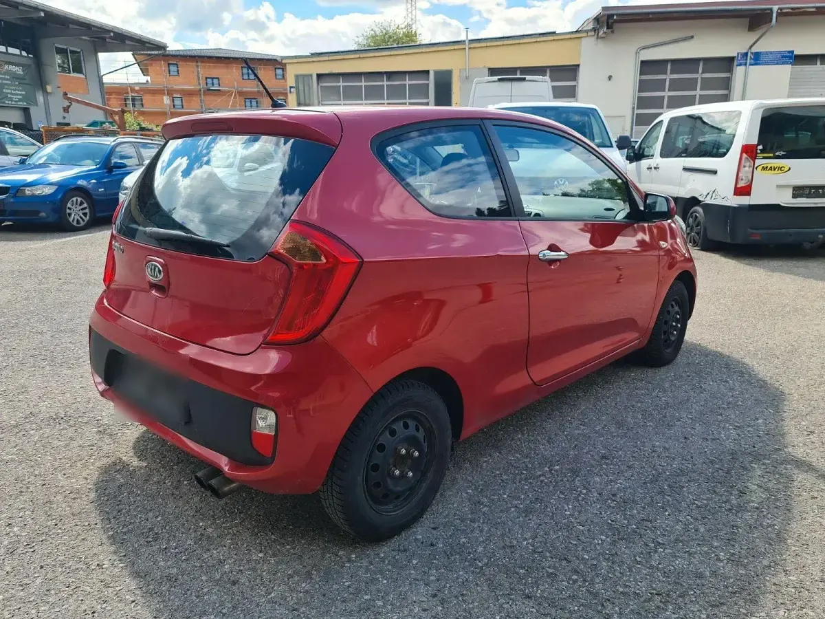 Gebraucht Kia Picanto 69 PS (50 kW) 2012 Orange Kleinwagen