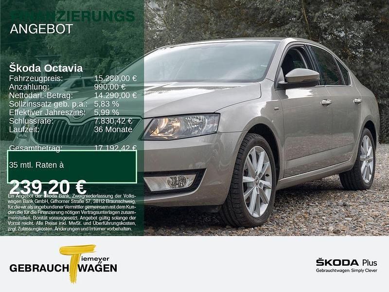Beige Gebraucht 2016 Skoda Octavia Joy Limousine | 15.280 € (Guter Preis) - Bild 1/4