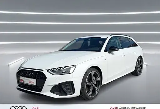 Gebraucht Audi A4 S-Line 204 PS (150 kW) 2023 Gletscherweiß metallic Kombi