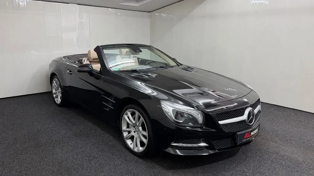 Gebraucht Mercedes SL350 306 PS (225 kW) 2012 Obsidianschwarz  metalliclack Cabrio