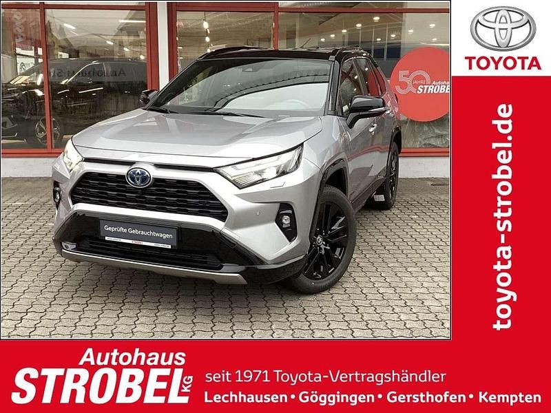 Lichtsilber metallic / dach sc Gebraucht 2024 Toyota RAV4 Hybrid Style SUV | 39.950 € (Guter Preis) - Bild 1/4