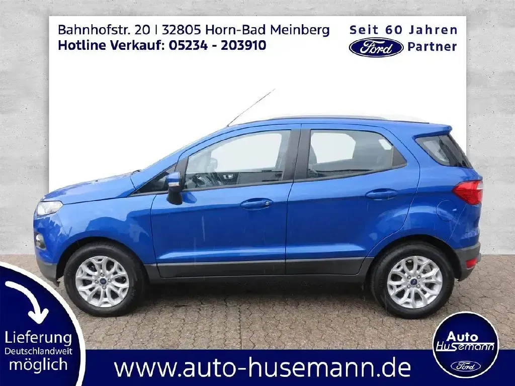 Brugt Ford Ecosport Titanium 125 HK (91 kW) 2016 Blå SUV