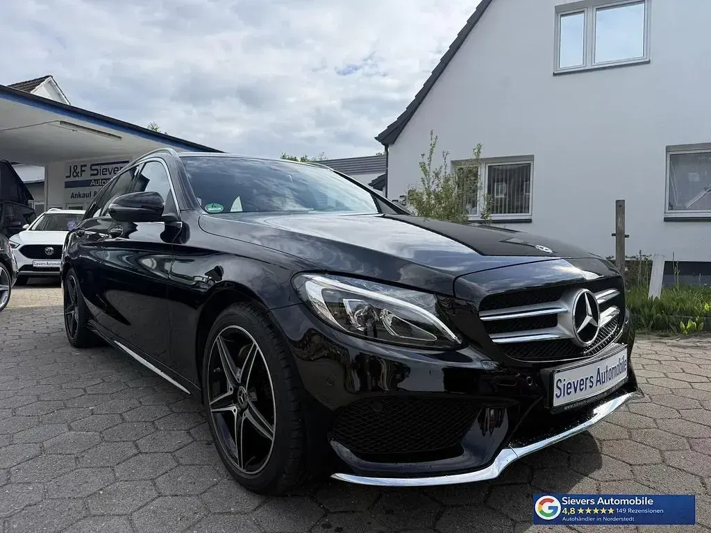 Gebraucht Mercedes C200 AMG 184 PS (135 kW) 2018 Schwarz  unilack Kombi