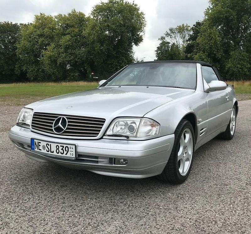 Silber Gebraucht 1998 Mercedes SL500 Cabrio | 24.000 € (Fairer Preis) - Bild 1/4
