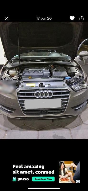 Gebraucht Audi A3 Ambiente 110 PS (80 kW) 2014 Grau Kombi