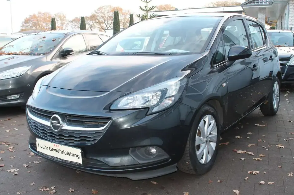 Gebraucht Opel Corsa Edition 95 PS (69 kW) 2016 Schwarz Limousine