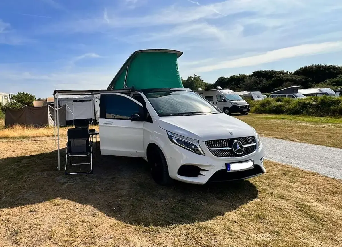 Gebraucht Mercedes V300 Marco Polo 237 PS (174 kW) 2021 Weiß Van / Kleinbus