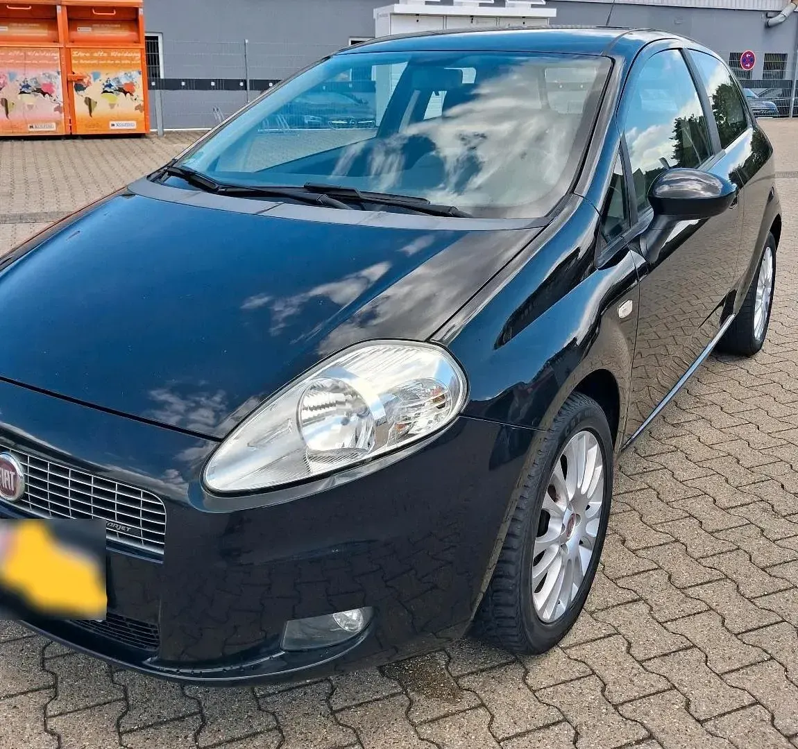 Gebraucht Fiat Punto 96 PS (70 kW) 2009 Schwarz Kleinwagen