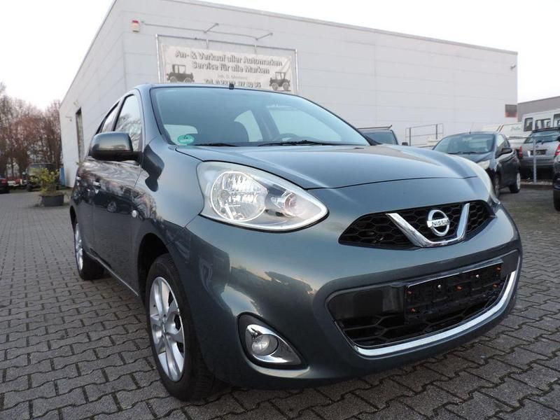 Grün Gebraucht 2016 Nissan Micra Acenta Limousine | 5.990 € (Fairer Preis) - Bild 1/4