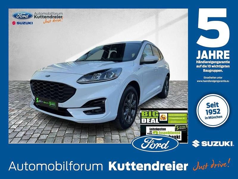 Frostweiß Gebraucht 2021 Ford Kuga ST-Line SUV | 23.680 € (Guter Preis) - Bild 1/4