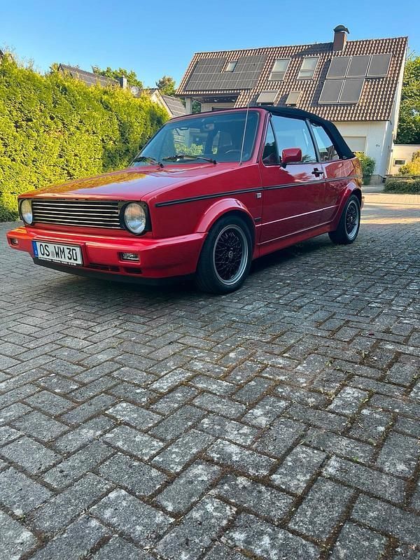 Rot Gebraucht 1991 VW Golf Cabriolet Cabrio | 11.200 € - Bild 1/4