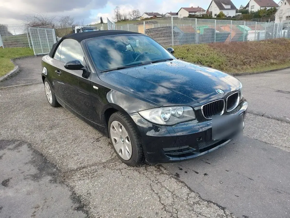 Gebraucht BMW 118 Cabriolet Advantage 143 PS (105 kW) 2009 Schwarz Cabrio