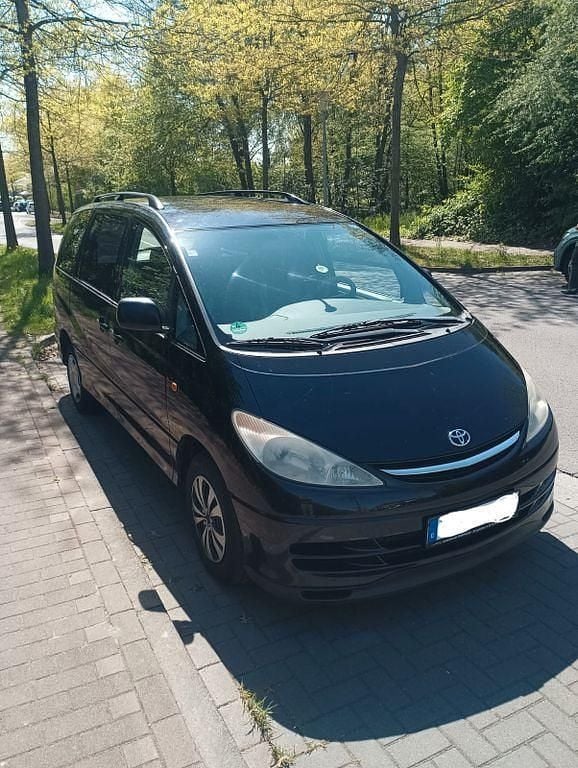 Schwarz Gebraucht 2003 Toyota Previa Executive Van / Kleinbus | 4.399 € (Superpreis) - Bild 1/4