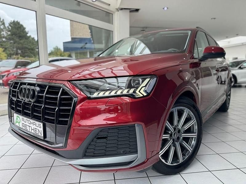 Matadorrot Gebraucht 2021 Audi Q7 S-Line SUV | 48.990 € (Superpreis) - Bild 1/4