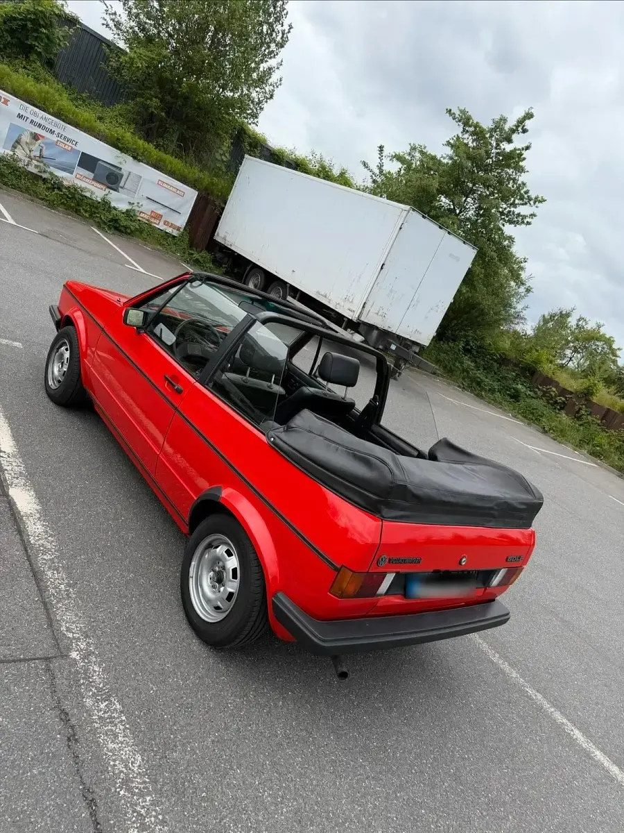 Gebraucht VW Golf Cabriolet 75 PS (55 kW) 1984 Rot Cabrio