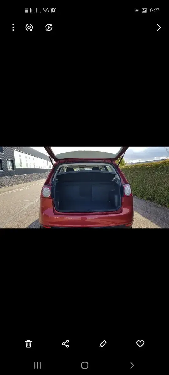 Gebraucht VW Golf VI 80 PS (58 kW) 2008 Rot Kleinwagen
