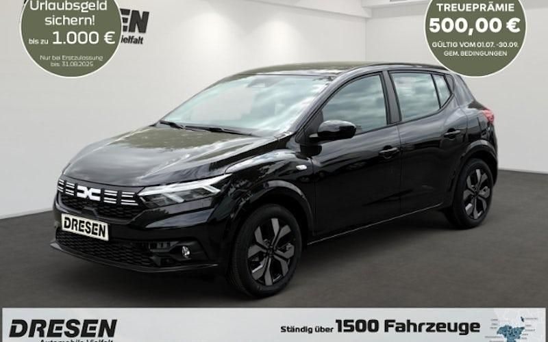Schwarz Neu 2025 Dacia Sandero Expression Kleinwagen | 18.335 € (Fairer Preis) - Bild 1/4
