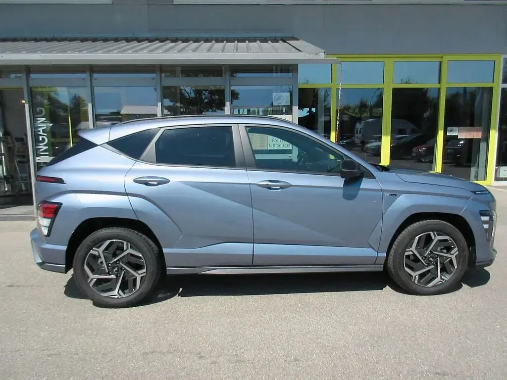 Gebraucht Hyundai Kona N Line 199 PS (146 kW) 2024 Blau SUV