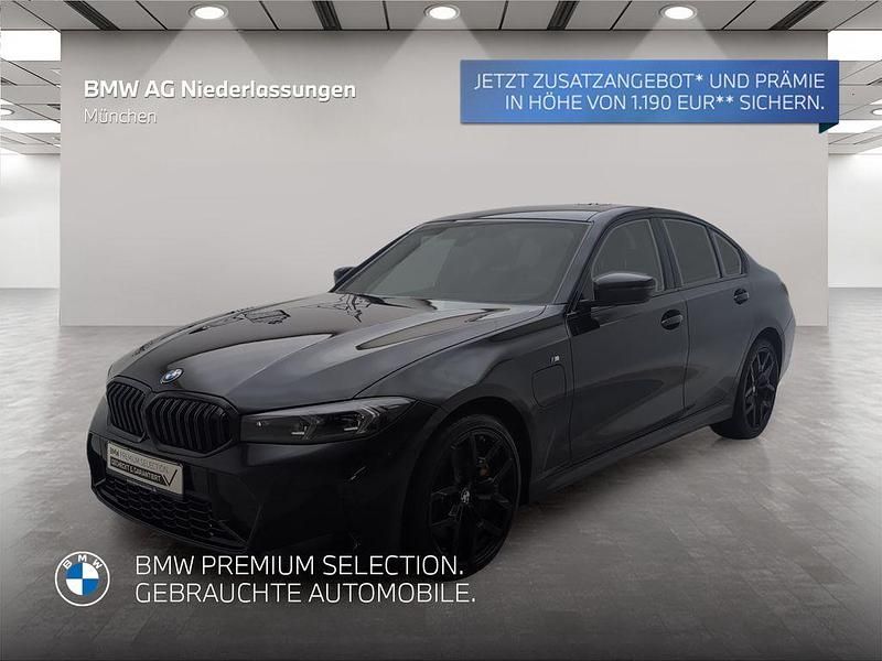Schwarz Gebraucht 2024 BMW 330e M Sport Limousine | 49.711 € (Teuer) - Bild 1/2