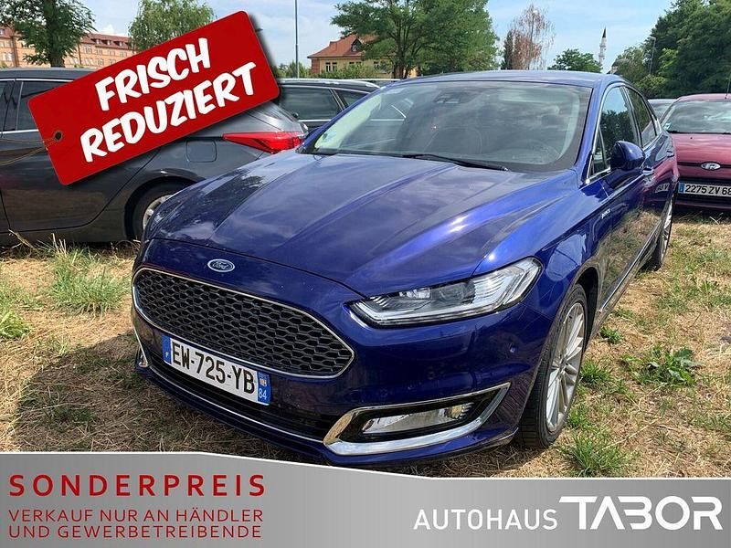 Indicblau metallic Gebraucht 2018 Ford Mondeo Vignale Limousine | 7.385 € - Bild 1/4