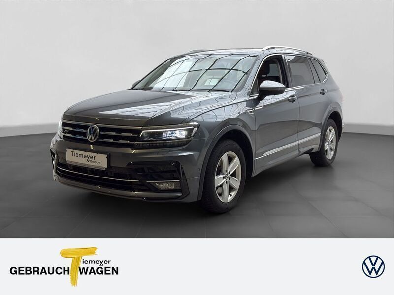 Grau Gebraucht 2021 VW Tiguan Allspace R-line SUV | 38.880 € (Fairer Preis) - Bild 1/4