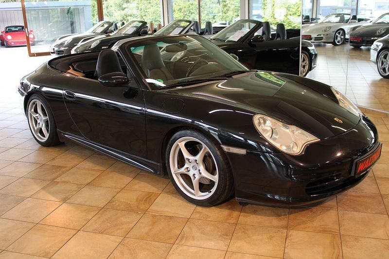 Schwarz Gebraucht 2003 Porsche 911 Carrera Cabriolet Cabrio | 38.800 € (Fairer Preis) - Bild 1/4
