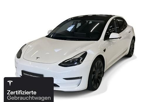 Gebraucht Tesla Model 3 Performance 377 kW (513 PS) 2022 Weiß Limousine