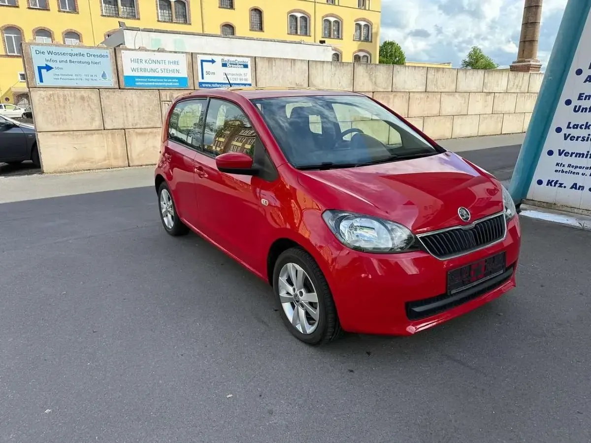 Gebraucht Skoda Citigo Ambition 75 PS (55 kW) 2012 Rot Kleinwagen