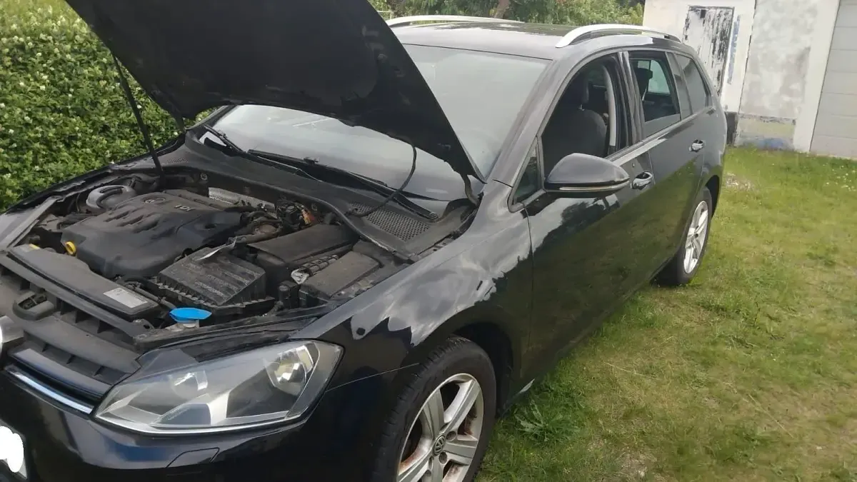 Gebraucht VW Golf VII Comfortline 110 PS (80 kW) 2014 Schwarz Kombi