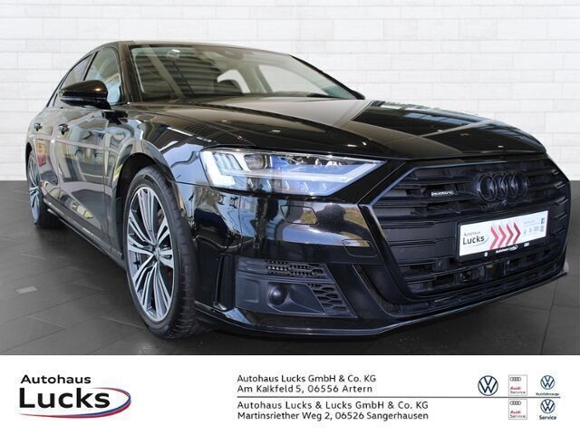 Schwarz (mythosschwarz metallic) Gebraucht 2019 Audi A8 Sport Limousine | 51.849 € (Etwas zu teuer) - Bild 1/4