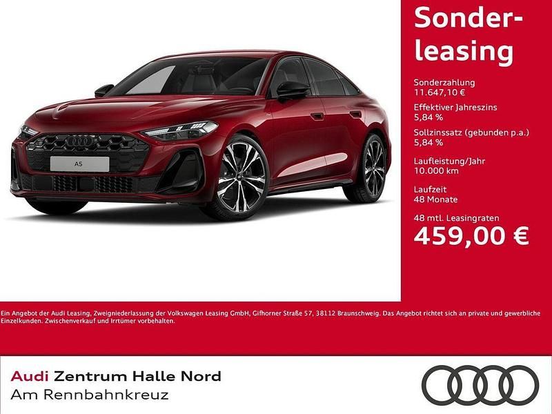 Grenadinerot metallic Neu 2024 Audi A5 Sport Coupé | 64.980 € (Teuer) - Bild 1/3