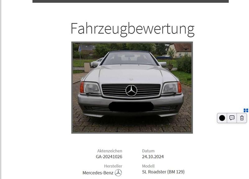 Gebraucht Mercedes SL300 231 PS (169 kW) 1990 Cabrio
