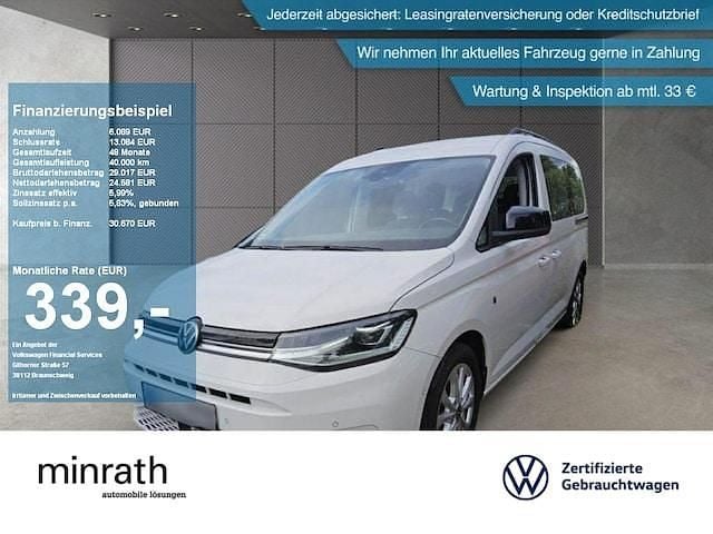 Gebraucht 2021 VW Caddy Maxi Life Life Van / Kleinbus | 30.520 € (Fairer Preis) - Bild 1/4