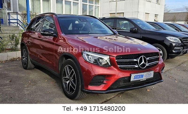 Rot Gebraucht 2019 Mercedes GLC350 AMG line SUV | 19.980 € (Fairer Preis) - Bild 1/4