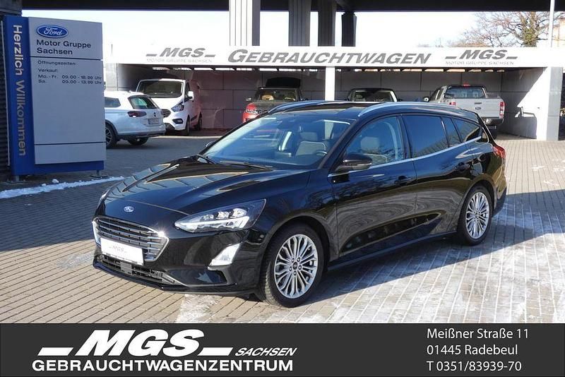 Gebraucht Ford Focus Titanium 125 PS (91 kW) 2019 Iridiumschwarz metallic Kombi