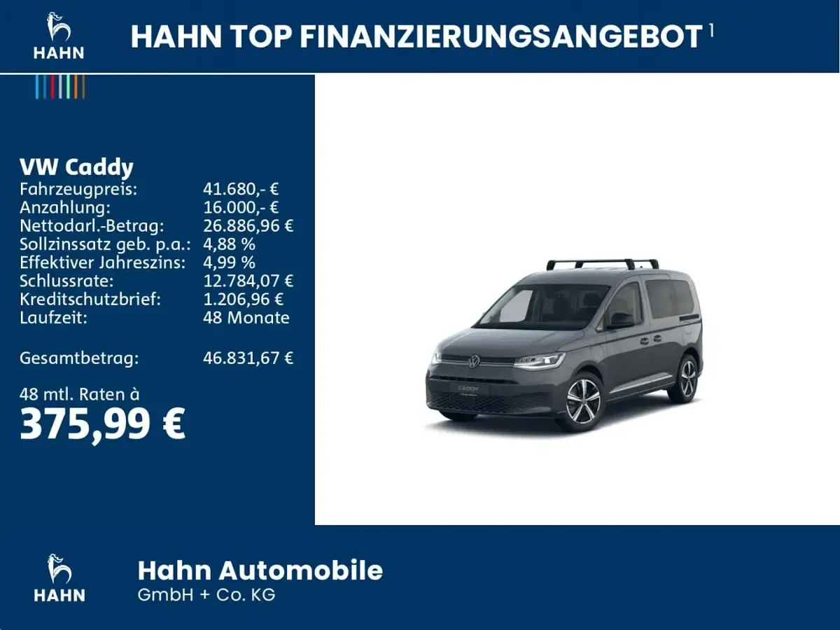 Brugt VW Caddy Style 150 HK (110 kW) 2025 Grå MPV