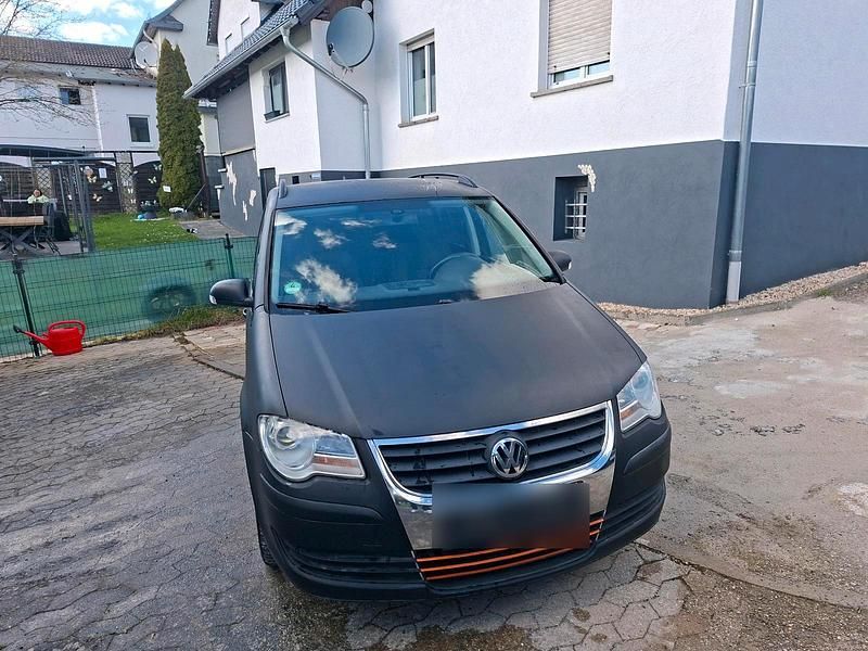Gebraucht VW Touran 105 PS (77 kW) 2007 Schwarz Van / Kleinbus