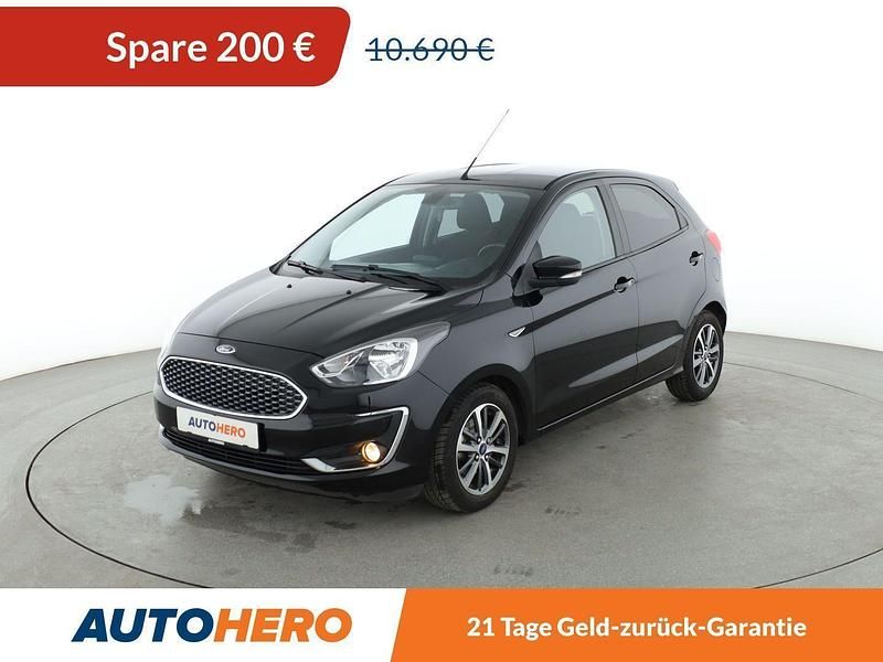 Schwarz Gebraucht 2018 Ford Ka Plus Cool & Connect Kleinwagen | 10.490 € (Fairer Preis) - Bild 1/3