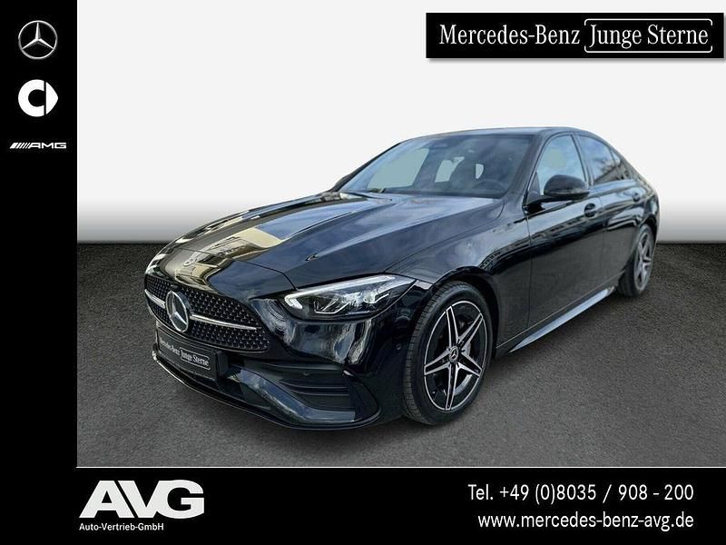 Unilack schwarz Gebraucht 2023 Mercedes C200 Advanced Limousine | 38.800 € (Teuer) - Bild 1/4