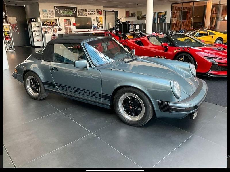 Gebraucht Porsche 911 204 PS (150 kW) 1983 Blau Cabrio