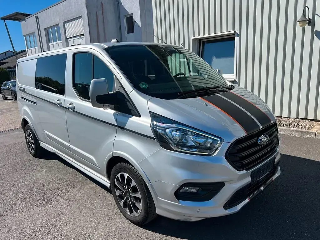 Gebraucht Ford Transit Custom Sport 170 PS (125 kW) 2022 Silber Van / Kleinbus
