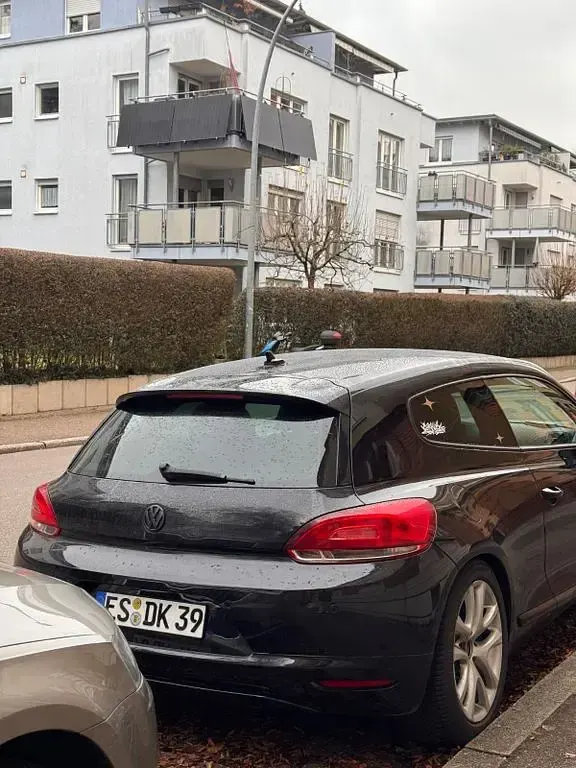 Second-hand VW Scirocco 160 CP (117 kW) 2008 Negru Coupe