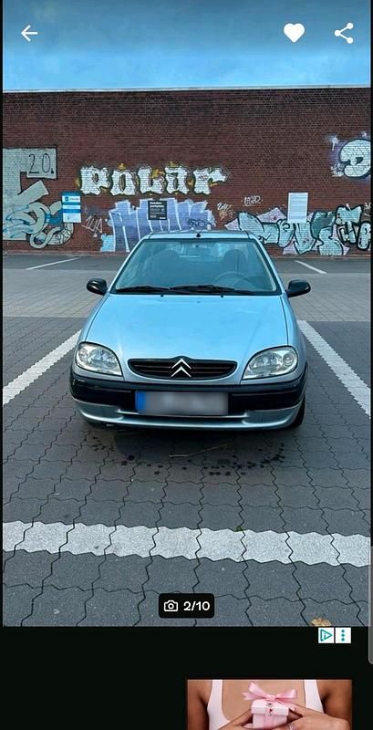 Gebraucht Citroën Saxo 2002 Blau Kleinwagen