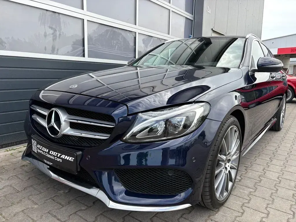 Gebraucht Mercedes C400 AMG line 333 PS (244 kW) 2018 Blau Limousine
