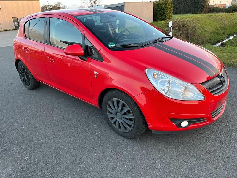 Gebraucht Opel Corsa Edition 69 PS (50 kW) 2010 Rot Kleinwagen
